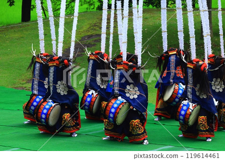 Iwate Prefecture Folk Performing Arts Performance Deer Dance 119614461