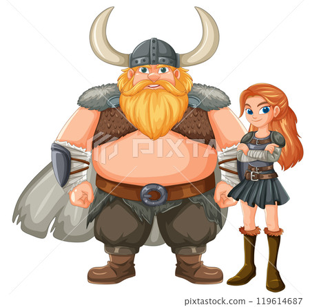 Viking Warrior and Companion Viking Warrior and Companion 119614687