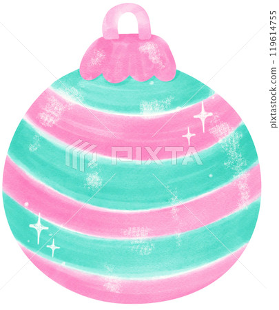 Hand-Drawn Christmas Ornament Illustration 119614755