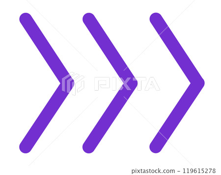 Simple straight triangular arrow (purple) Simple straight triangular arrow (purple) 119615278