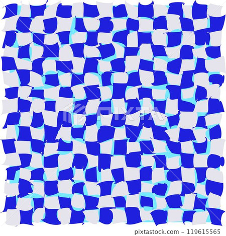 Psychedelic checkerboard poster Psychedelic checkerboard poster 119615565