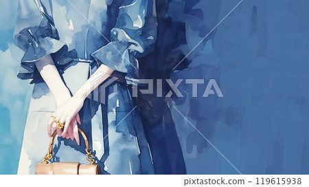 提著手提包的女人 119615938