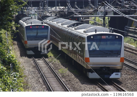 [JC]中央線快速列車E233系列10輛編組列車（快速：東京⇔豐田） 119616568