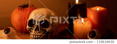 Still life with Halloween symbols Still life with Halloween symbols 119616630