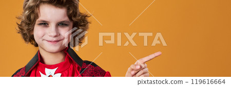 Demon pointing at your advert or offer Demon pointing at your advert or offer 119616664