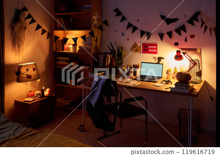 Part of domestic room with workplace Part of domestic room with workplace 119616719