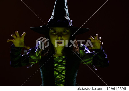 Witch frightening you on Halloween night 119616896