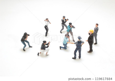 the fun of mini photographer figure are shooting the fun of mini photographer figure are shooting 119617884