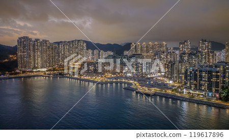 Oct 20 2024 Tseung Kwan O Night, A Lively Evening in Hong Kong 119617896