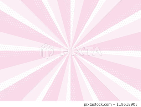 淡粉紅色集中線背景圖 119618905