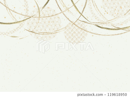 美麗的日本圖案插畫背景 美麗的日本圖案插畫背景 119618950