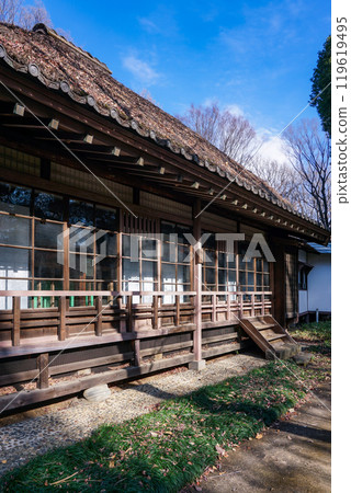 德富蘆花故居蘆花古春園,又稱足鹿公園(東京都世田谷區)的秋葉 德富蘆花故居蘆花古春園,又稱足鹿公園(東京都世田谷區)的秋葉 119619495