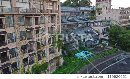 無人機空拍廢棄旅館 119620661