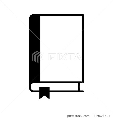 Book icon. Notebook on white background. Book icon. Notebook on white background. 119621627