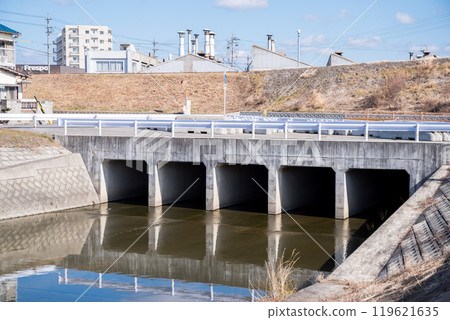 [真地藏川]河流交會的街道 119621635