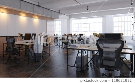 Open industrial office space 119621952