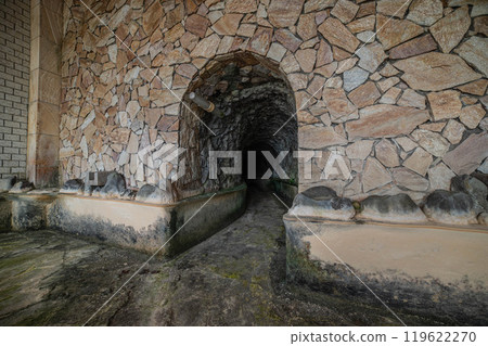 Abandoned bathhouse in an abandoned inn 119622270