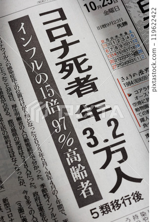 冠狀病毒死亡人數 報紙頭條 大流行的現實 新冠死亡人數是流感的 15 倍，其中 97% 是老年人 119622422