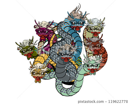 Yamata no Orochi horizontal body line 119622778