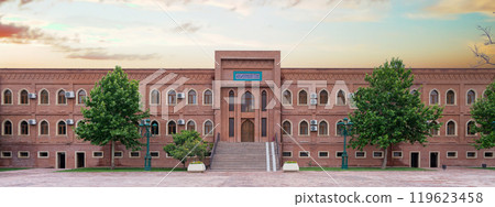 Exploring the Architectural Beauty of Imamzadeh Kompleks in Ganja, Azerbaijan Before Sunset Exploring the Architectural Beauty of Imamzadeh Kompleks in Ganja, Azerbaijan Before Sunset 119623458