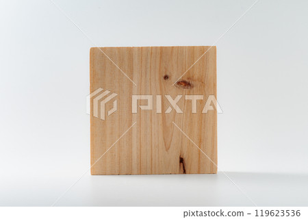 Simple wood block 119623536