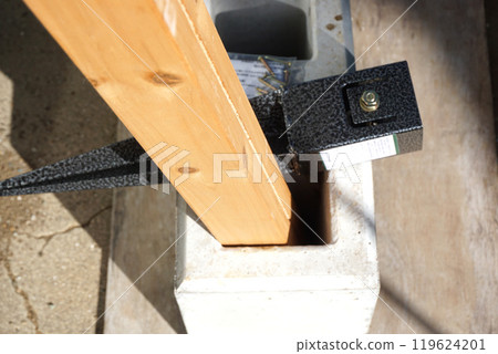 格子地下樁圍籬基石DIY 119624201