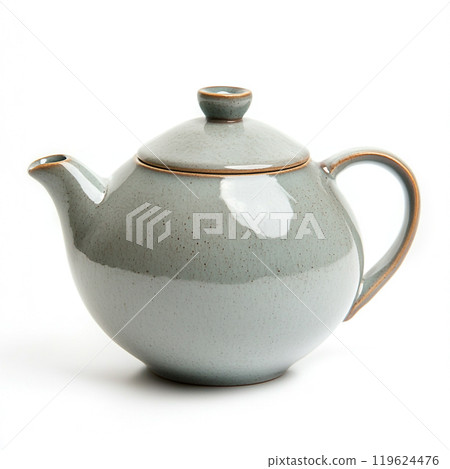 Modern design ceramic tea pot, isolated on pure white background Modern design ceramic tea pot, isolated on pure white background 119624476