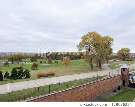 Ninth Fort of Kaunas Fortress view in Kaunas, tragic history of the Nazis and Soviet atrocities 119626234