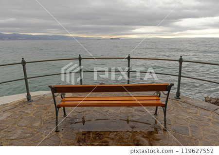 Adriatic Sea Bench View 119627552