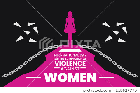 International day for the elimination of violence against women. Vector illustration of white ribbon symbol of violence against women. Suitable for banners, web, social media, greeting cards etc International day for the elimination of violence against women. Vector illustration of white ribbon symbol of violence against women. Suitable for banners, web, social media, greeting cards etc 119627779