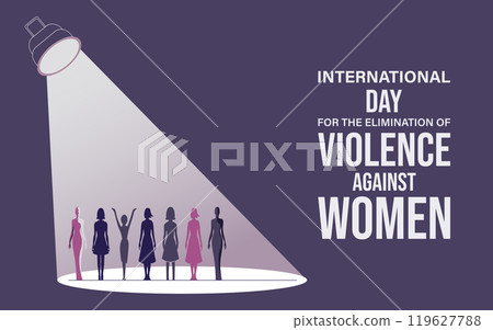 International day for the elimination of violence against women. Vector illustration of white ribbon symbol of violence against women. Suitable for banners, web, social media, greeting cards etc International day for the elimination of violence against women. Vector illustration of white ribbon symbol of violence against women. Suitable for banners, web, social media, greeting cards etc 119627788