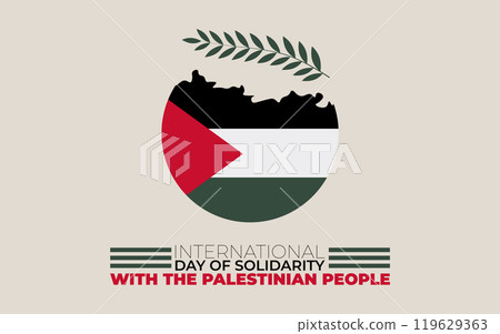 29 November. international day of solidarity with Palestinian people. Palestine will be free 29 November. international day of solidarity with Palestinian people. Palestine will be free 119629363