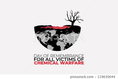 Day of Remembrance for All Victims of Chemical Warfare. smart design, Holiday concept. Template for background, banner, card, poster Day of Remembrance for All Victims of Chemical Warfare. smart design, Holiday concept. Template for background, banner, card, poster 119630044