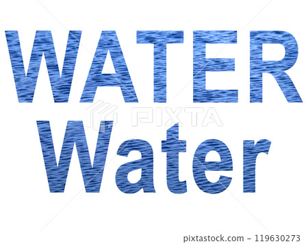 Letters Water 119630273