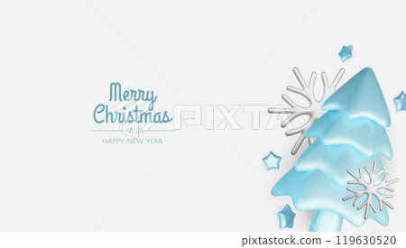 Christmas winter festive composition. Colorful Xmas background realistic 3d decorative design objects, christmas tree, gift boxes, xmas ball, gold confetti. Happy New Year. Vector illustration Christmas winter festive composition. Colorful Xmas background realistic 3d decorative design objects, christmas tree, gift boxes, xmas ball, gold confetti. Happy New Year. Vector illustration 119630520