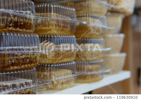 dessert organic honey nature food healthy sweet shop sale market colorful natural store 119630910