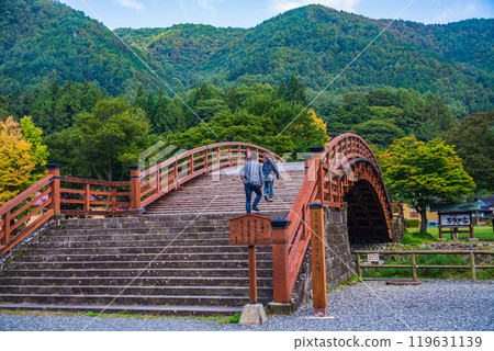 [Nagano Prefecture] Naraijuku and Kiso Bridge, early morning 119631139