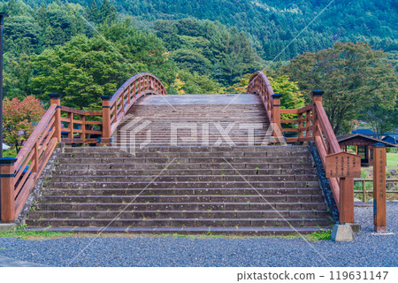 [長野縣]奈良井宿/木曾大橋清晨 119631147