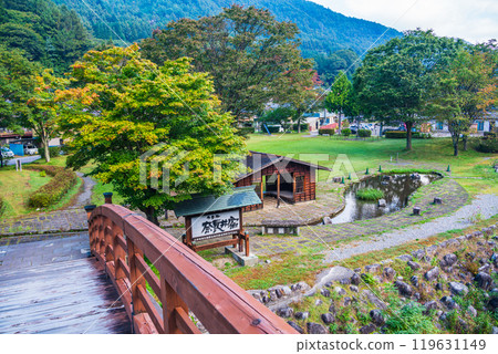 [Nagano Prefecture] Naraijuku and Kiso Bridge, early morning 119631149