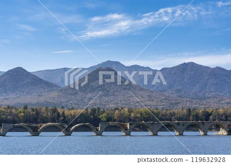 北海道上士幌町,秋日晴朗的舊國鐵志幌線 Taushubetsu 河大橋 北海道上士幌町,秋日晴朗的舊國鐵志幌線 Taushubetsu 河大橋 119632928
