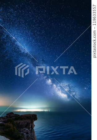 從野島崎燈塔看到的銀河 從野島崎燈塔看到的銀河 119633557