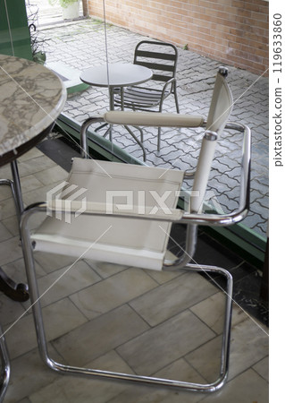 Beautiful coffee shop or cafe restaurant interior retro decoration 119633860