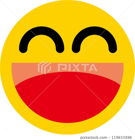 Smile simple illustration icon 119633896