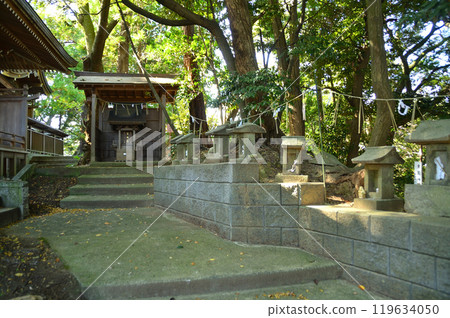 Yasaka Shrine, a shrine within the grounds of Yasaka Shrine, located in Juo-cho, Hitachi City, Ibaraki Prefecture Yasaka Shrine, a shrine within the grounds of Yasaka Shrine, located in Juo-cho, Hitachi City, Ibaraki Prefecture 119634050