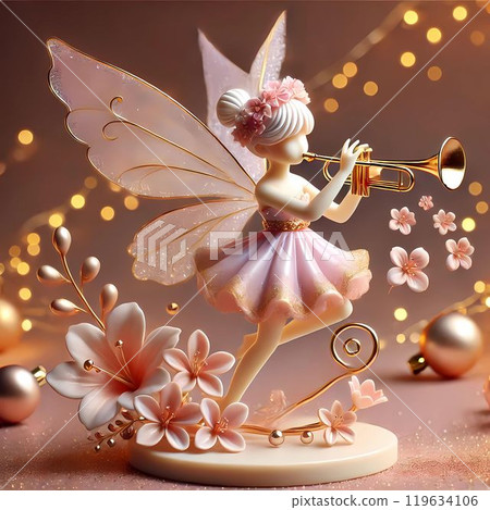 fairy with trumpet 119634106