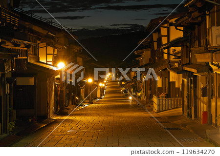 [Suwamachi Main Street (early morning)] Suwamachi, Yaomachi, Toyama City, Toyama Prefecture 119634270