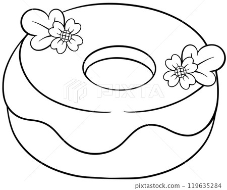 Strawberry Bakery Lines 119635284