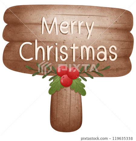 Hippopotamus and Christmas 119635338