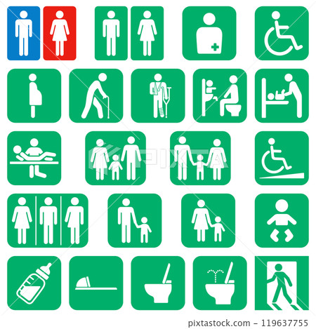 Public facility sign set 119637755
