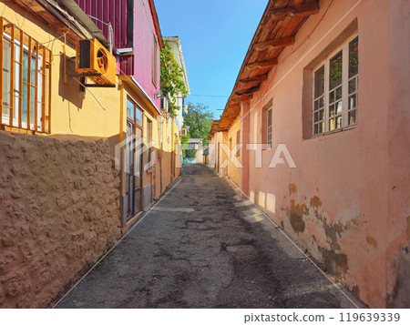 Gurzuf, the old street of the city. 119639339